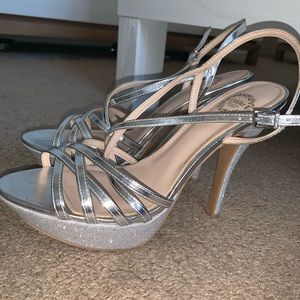 I.Miller silver heels size 8
